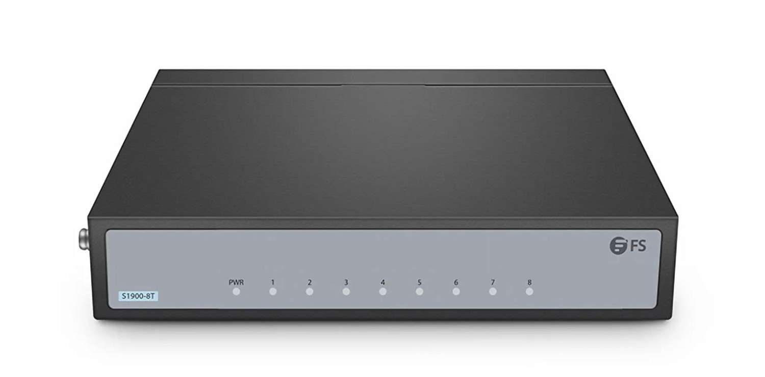 FS S1900-8T 8-Port Gigabit Ethernet L2 Unmanaged Switch